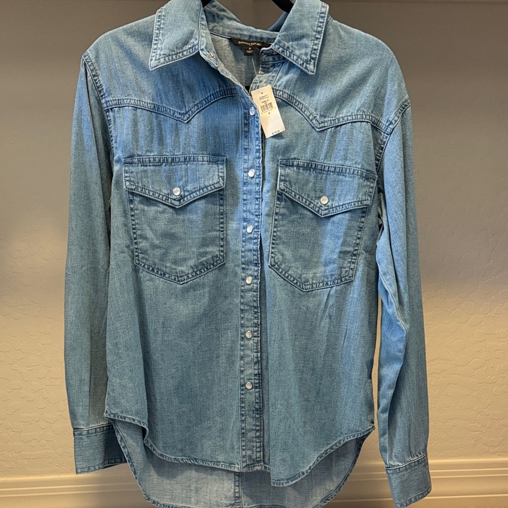 Banana Republic Blue Button Down Shirt